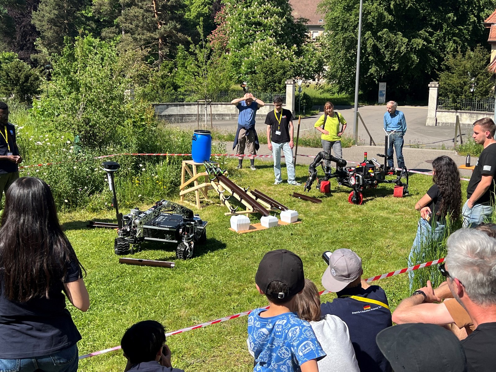 Running the course for a crowd